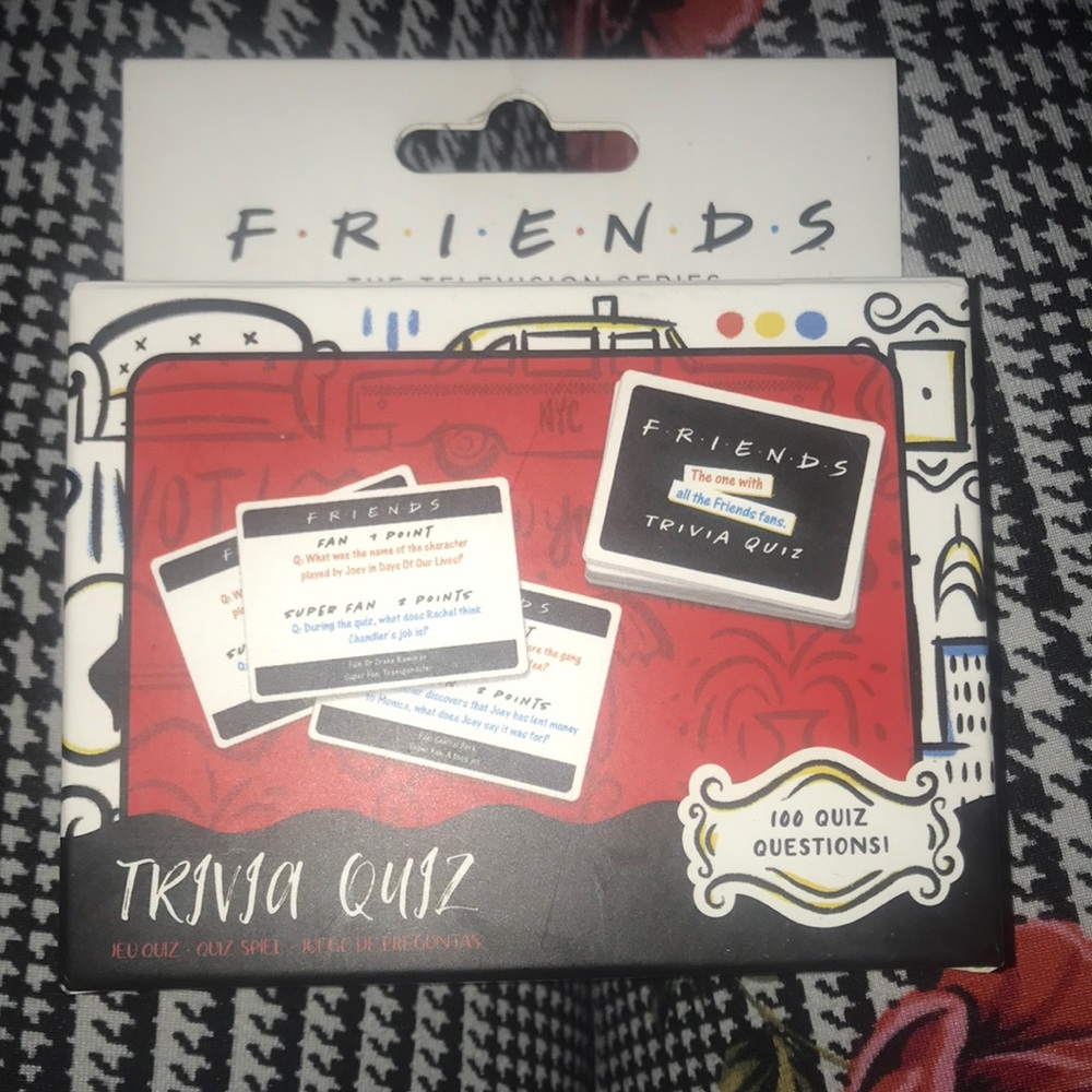 F•R•I•E•N•D•S Trivia Cards!!